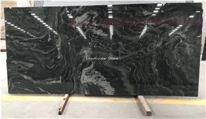 Milky Way Green Galaxy Green Granite Countertop