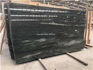 Milky Way Green Galaxy Green Granite Countertop