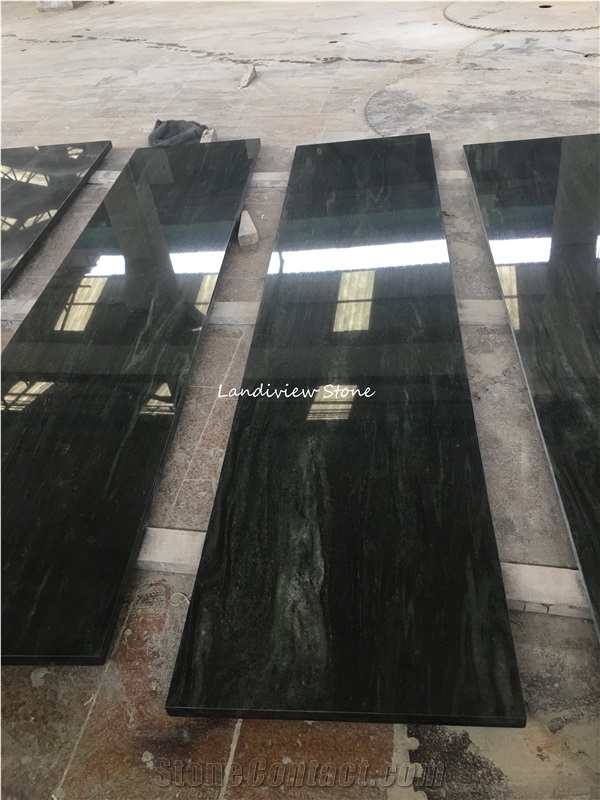 Milky Way Green Galaxy Green Granite Countertop