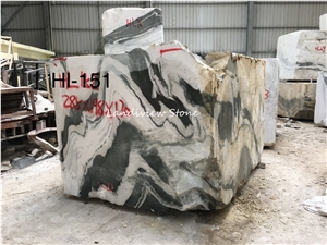 Panda White Marble Blocks