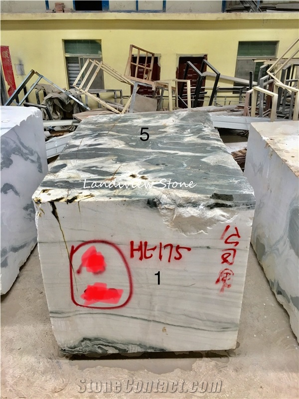 Panda White Marble Blocks