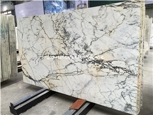 Paonazzo Vulcanatta White Marble Tiles Slabs