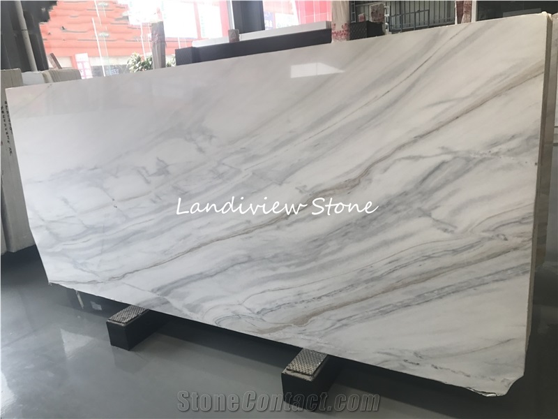 Pavimento Bianco Lasa Covelano White Marble