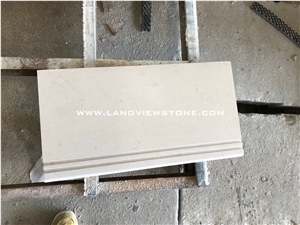 Portugal Beige Limestone Pool Desk Antislip