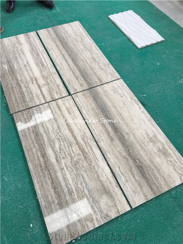 Silver Travertine Alabastrino Classic Travertine