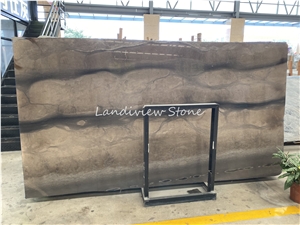Silver Wave Marble Black Forest Brown Vein Marble