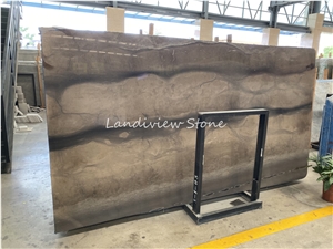 Silver Wave Marble Black Forest Brown Vein Marble