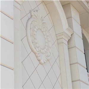 White Limestone Wall Clading