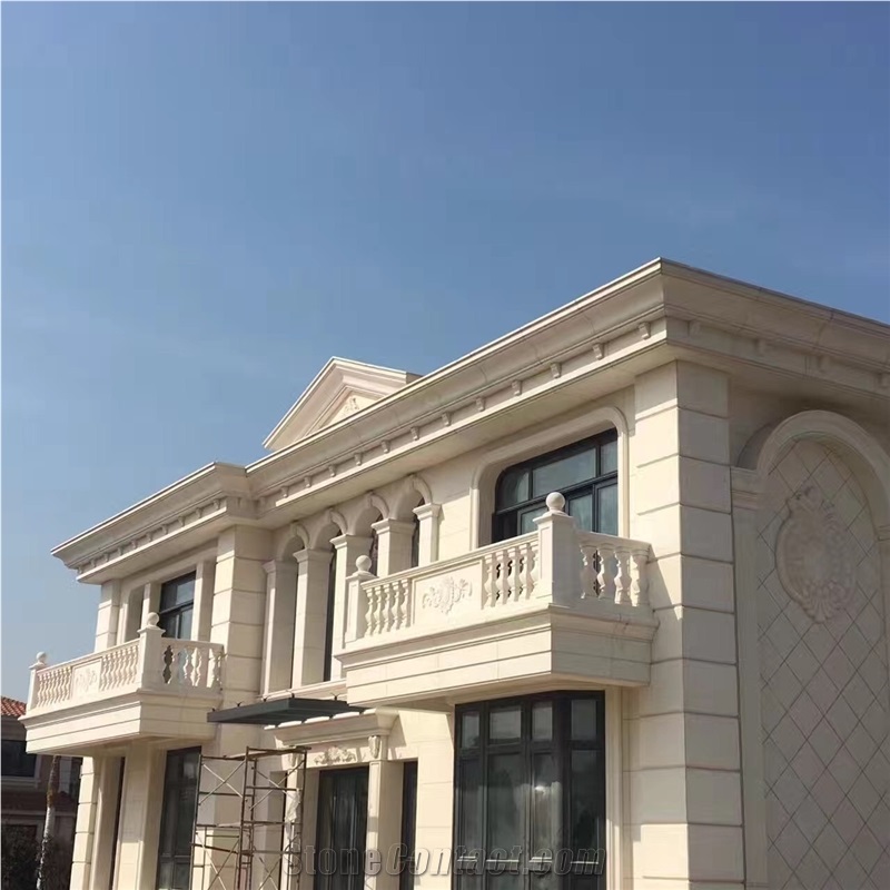 White Limestone Wall Clading