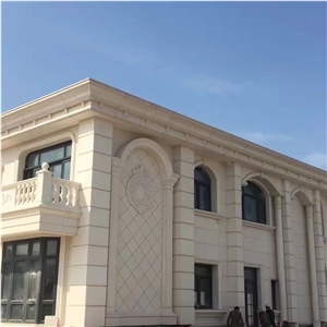 White Limestone Wall Clading