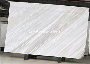 White Rhino Marble Bianco Lasa Vena Oro Marble