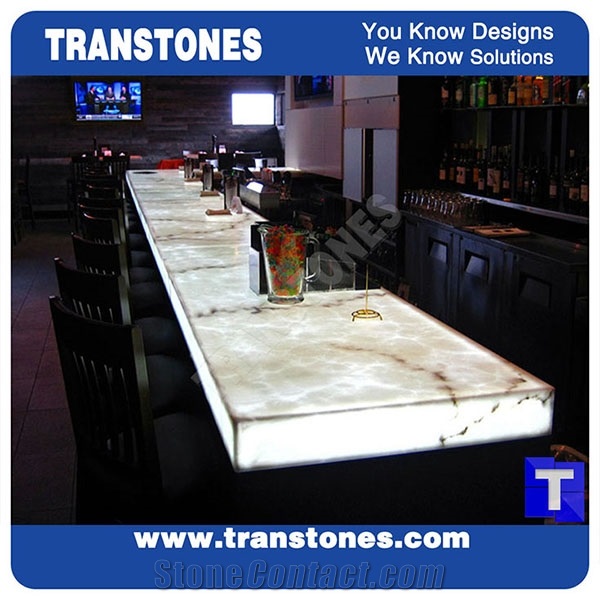 Artificial Stone Bar Top,Commercial Counters, Resin Wall Panel