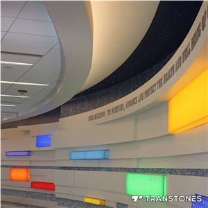 New Translucent Colored Acrylic Wall Panel Slabs