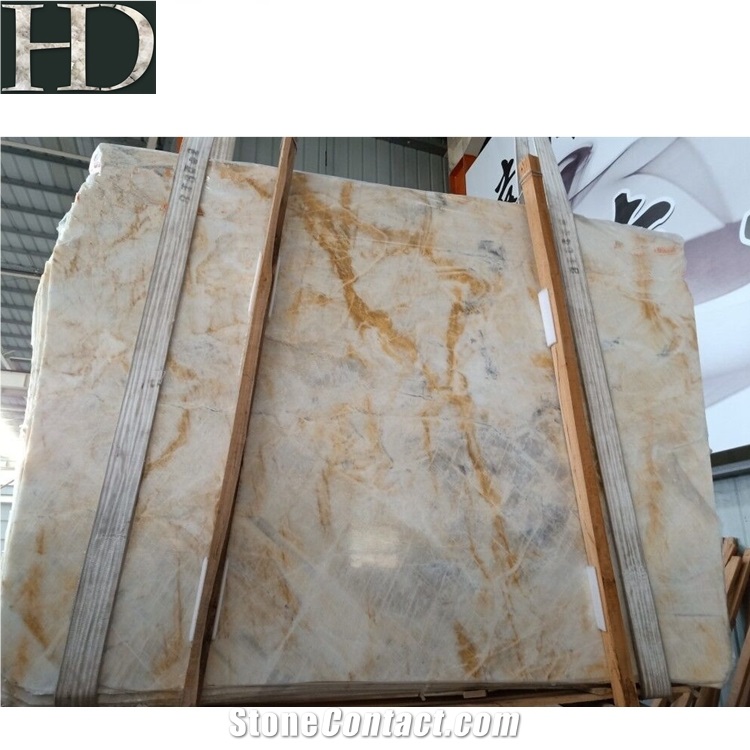 Treasures Fill the Home Beige Yellow Onyx