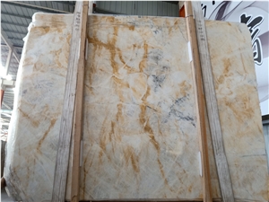 Treasures Fill the Home Beige Yellow Onyx
