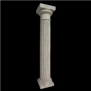 Light Travertine Column
