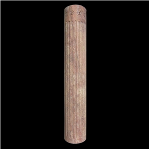 Light Travertine Column