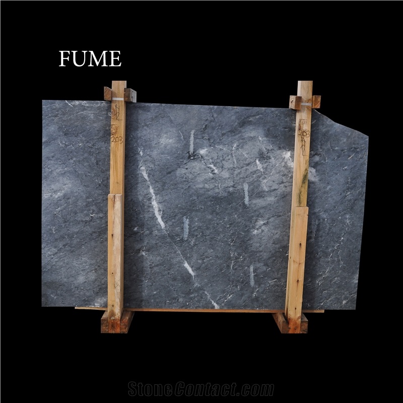 Fume Marble, Kutahya Black ,Turkish Marble Slabs