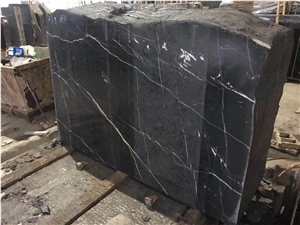 China Nero Marquina Marble Blocks Black Rocks