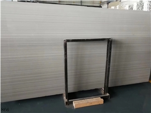Greek White Wood Striato Argento Marble White Slab
