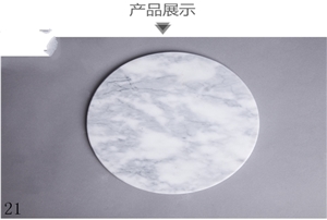 Manufacturers Custom Marble Round Green Plate