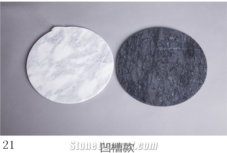 Manufacturers Custom Marble Round Green Plate