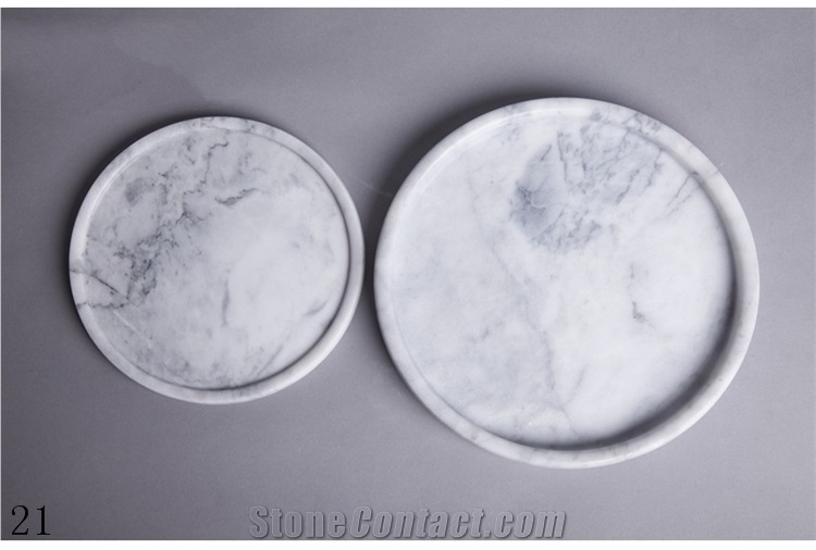 Manufacturers Custom Marble Round Green Plate