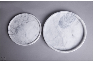 Manufacturers Custom Marble Round Green Plate
