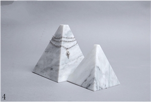 Nordic Style Natural Marble Jewelry Frame Crafts