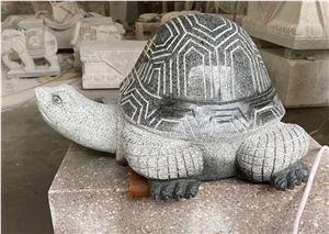 Turtle Animal Sculpture G654 Black Granite Carving Turtle Animal Sculpture G654 Black Granite Carving