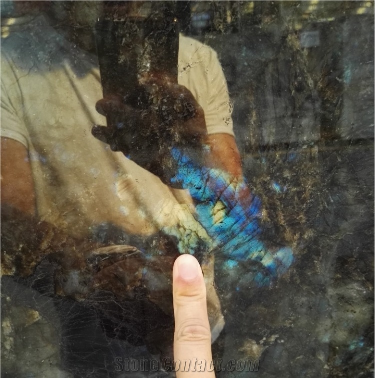 Natural Blue Labradorite Marble Stone Countertops