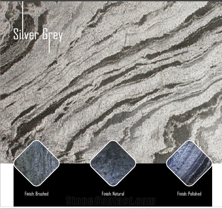 Silver Grey Slate Tiles