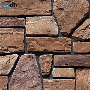 Cultured Stone Veneer River Rock Wall Cladding