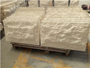 Beige Limestone Mushroom Cladding Tiles