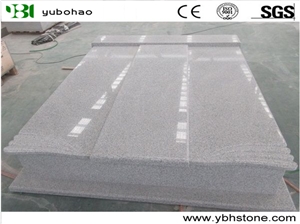 China G603 Granite Simple Double Tombstone for European China G603 Granite Simple Double Tombstone for European
