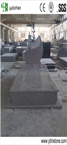 China Granite Simple Style Tombstone for Single