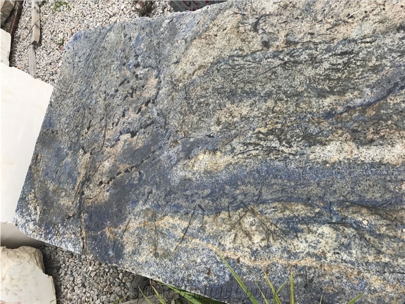 Azul Bahia Blue Granite Exotic Rough Block