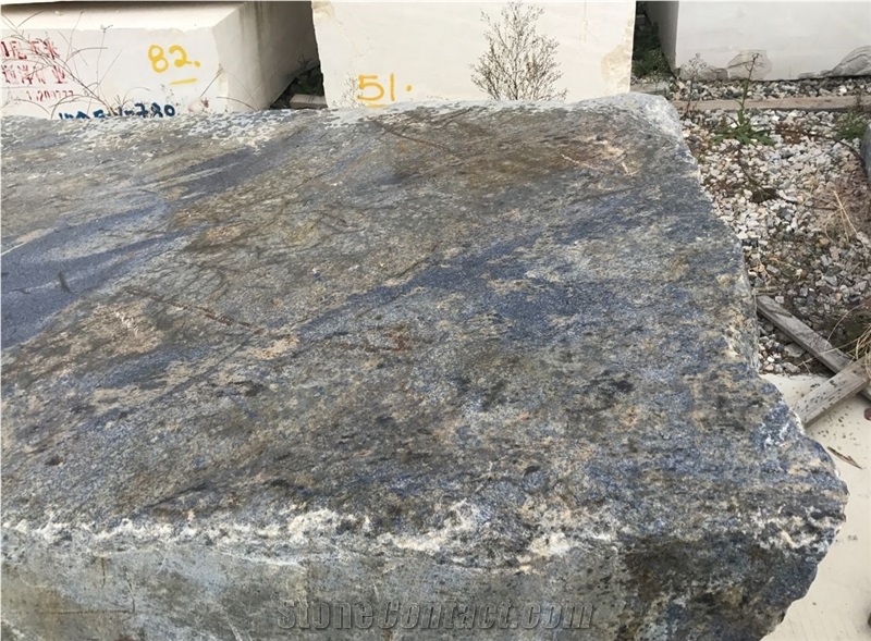Azul Bahia Blue Granite Exotic Rough Block