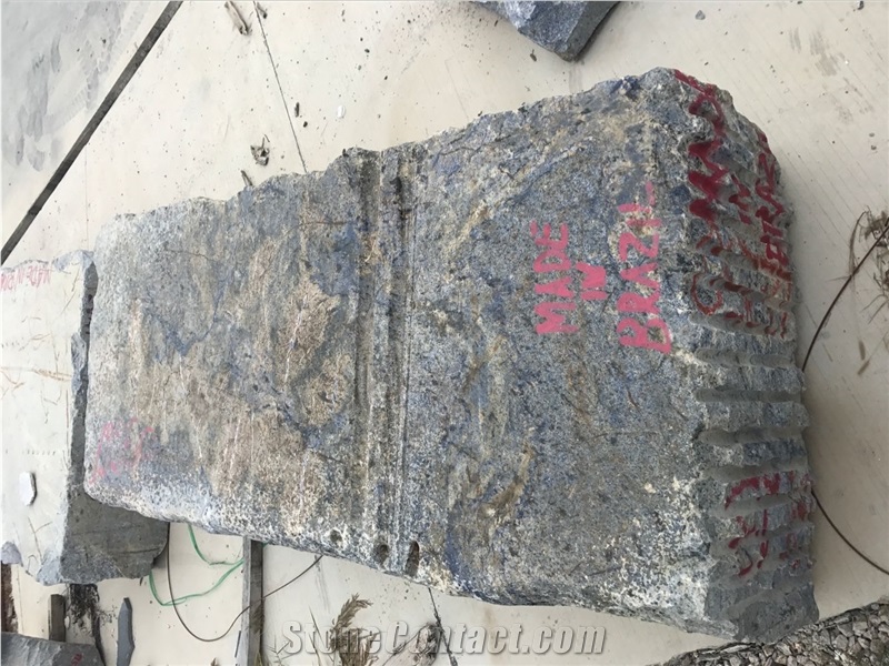 Azul Bahia Blue Granite Exotic Rough Block