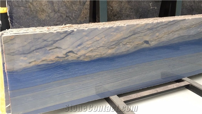 Azul Macaubas Blue Quartzite Slabs Surface