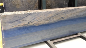 Azul Macaubas Blue Quartzite Slabs Surface