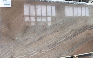 Exuberant Brown Quartzite Red Slabs Polish