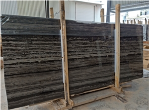 Zebra Brown Marble Strip Straight Exotic Tiles