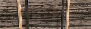 Zebra Brown Marble Strip Straight Exotic Tiles