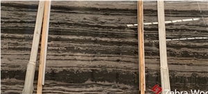 Zebra Brown Marble Strip Straight Exotic Tiles