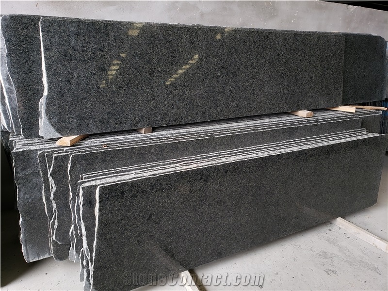 Blue in the Night Granite Tiles, Angola Granite