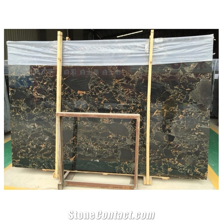 Nero Portoro Gold Marble Athens Greece Marble Slab