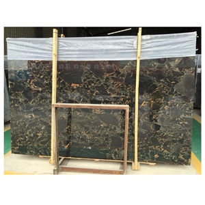 Nero Portoro Gold Marble Athens Greece Marble Slab
