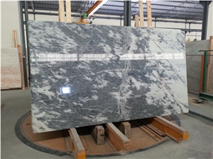Polished Black Sparrow Marble Slabs