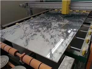 Polished Black Sparrow Marble Slabs